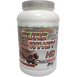 אבקת חלבון PURE WHEY HD בטעם שוקולד ואגוזים