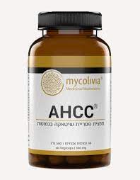 תוספי תזונה AHCC עם תמצית פטריית שיטאקה תומכים במערכת חיסונית ובריאות כללית, מכילים פוליסכרידים.