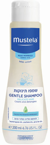 שמפו לתינוקות עדין של Mustela בנפח 200 מ