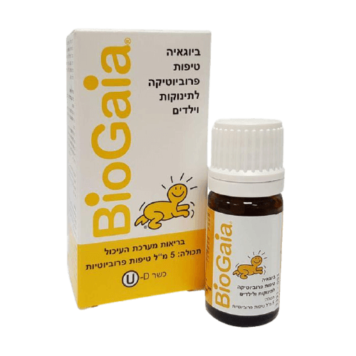 טיפות פרוביוטיקה לתינוקות של BioGaia, 5 מ