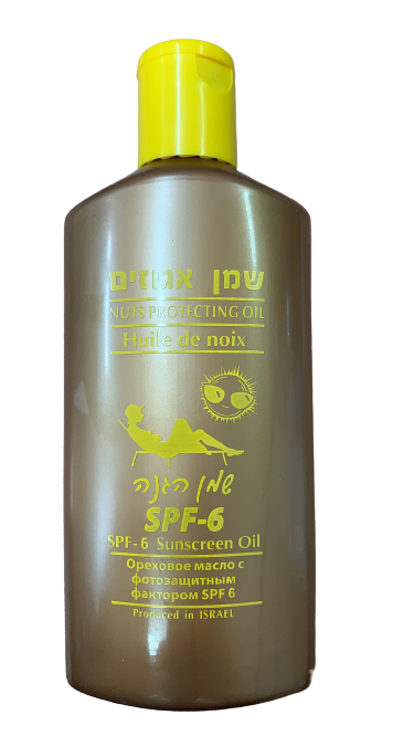 שמן אגוזים SPF6 בקבוק 250 מ