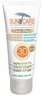 ג'ל פנים שקוף SPF30