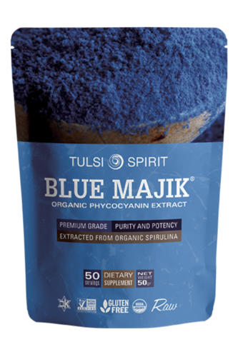 אבקת Blue Majik, תמצית פיקוציאנין אורגנית מספירולינה.