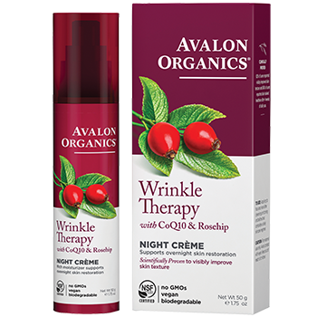 קרם לילה 'Wrinkle Therapy' של Avalon Organics