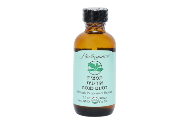 תמצית אורגנית מנטה מבית Flavor Organics