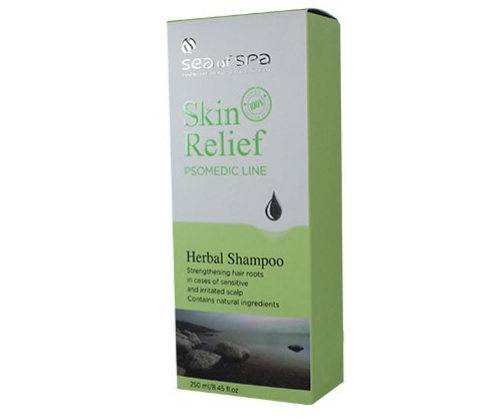 שמפו צמחי ממותג Sea of Spa, סדרת Skin Relief, 250 מ