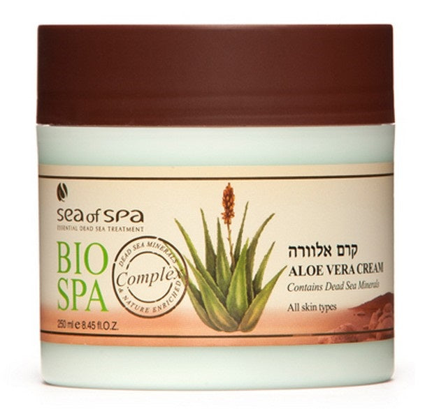 קרם אלוורה של המותג 'Sea of Spa', בסדרת BIO SPA, באריזת 250 מ