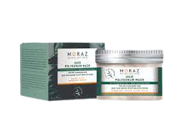 מוצר טיפולי לשיער בשם Hair Polyphenol Mask של המותג MORAZ