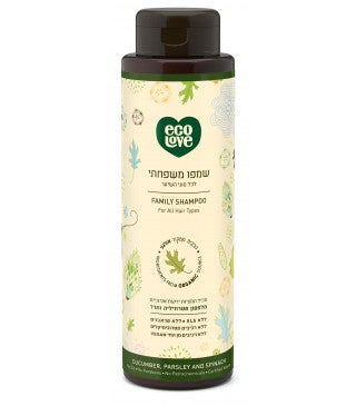 שמפ bottled of 'Eco Love' family shampoo