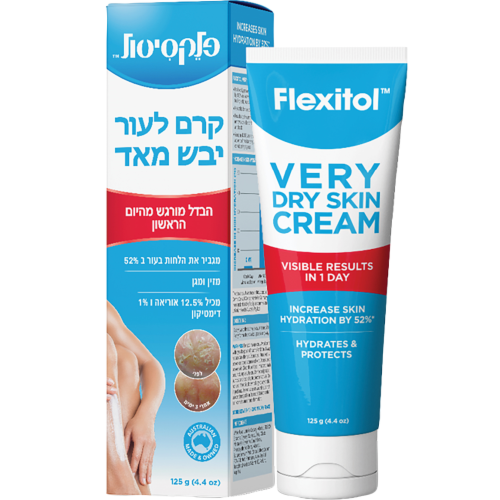 קרם לחות Flexitol לעור יבש מאוד, 125 גרם