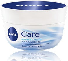 קרם גוף NIVEA Care - קרם אינטנסיבי לפנים ולגוף בקיבולת של 100 מ