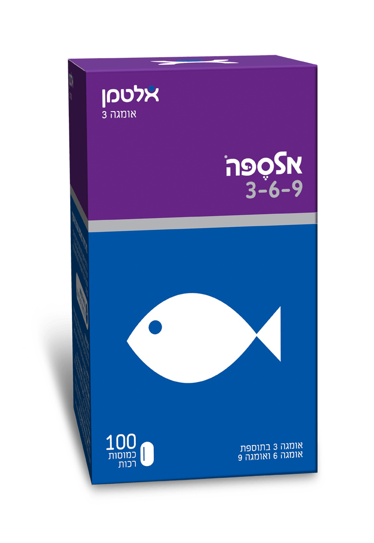 אלספה 3-6-9 אלטמן - מכיל 100 כמוסות