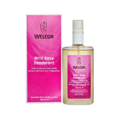 דאודורנט Wild Rose Deodorant של Weleda, בנפח 100 מ