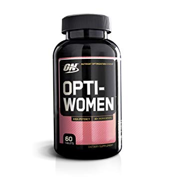 תוסף תזונה OPTI-WOMEN של Optimum Nutrition, 60 טבליות, בריאות נשים, ויטמינים ומינרלים.