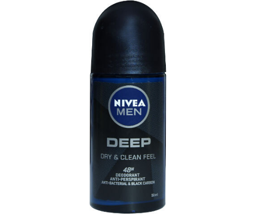 דיאודורנט רול און NIVEA MEN DEEP בנפח 50 מ