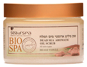 מוצר טיפוח גוף שמן פילינג מבית Sea of Spa, מתוצרת ים המלח, עם 350 מ