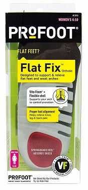 קופסה של מדרסים אורטופדיים Flat Fix ממותג PROFOOT