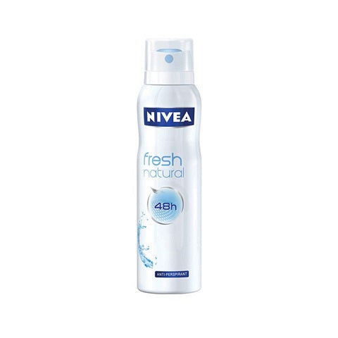 דיאודורנט אנטי פרספירנט של NIVEA בשם 'fresh natural' בצורת ספריי.