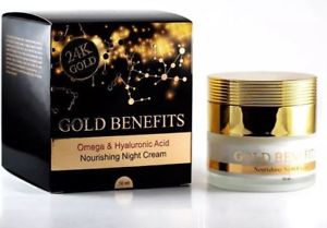 קרם לילה מעולה מסדרת Gold Benefits, בנפח של 50 מ