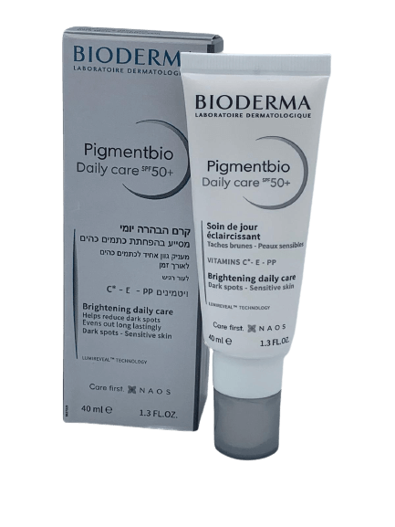 קרם הבהרה יומי SPF 50+ לעור רגיש מבית Bioderma, 40 מ