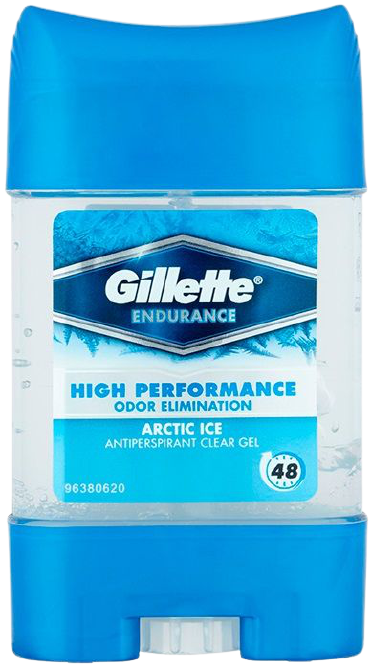 דיאודורנט ג'ל אנטי-פרספירנט של Gillette בניחוח Arctic Ice, עם פעולה במשך 48 שעות והסרת ריחות, 70 מ