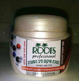 מוצר טיפוח לשיער, מסכת שיקום שיער של המותג 'ROOTS', לשיפור מצב שיער פגום. תכולה 125 מ