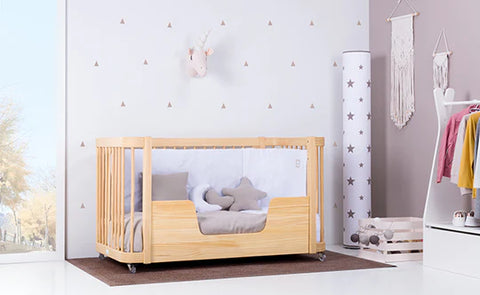 Cuna Crea Tre + Colchón (Minicuna, cuna, colecho, cama y escritorio 5 –  Smart Mom
