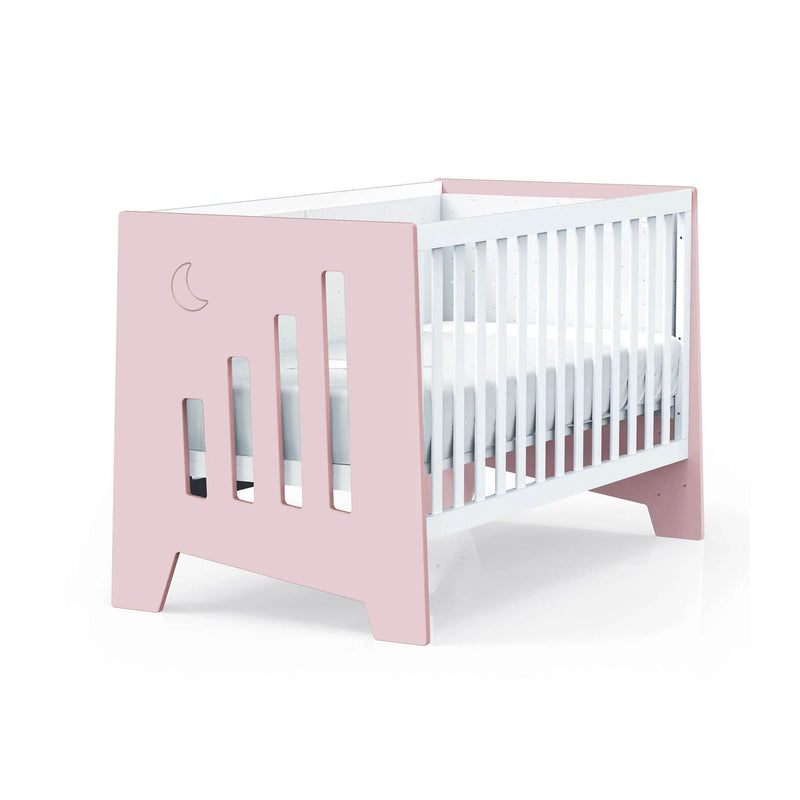 Cuna de colecho y Montessori (6 1) OMNI-XL Rosa 70x140 · – Smart Mom