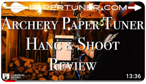 Caribou Media Outdoors:  Archery Paper Tuner Hang and Shoot Review