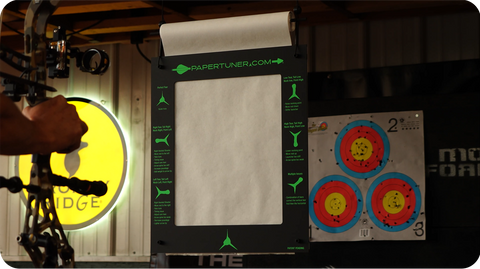 Hang & Shoot Archery Paper Tuner Set Up