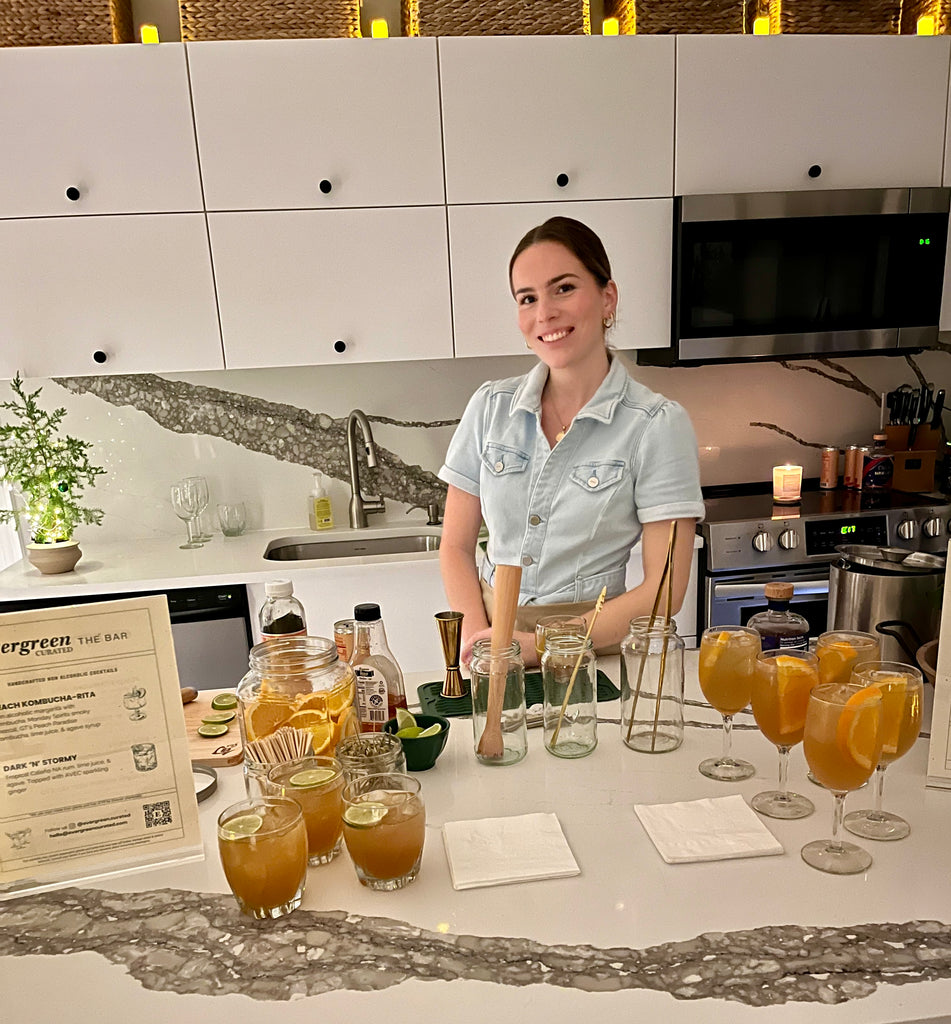 Evergreen Curated Non Alcoholic Bartending Events