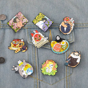 96 Pack Cute Enamel Backpack Pins, Enamel Pins Set Cool Button Pins  Aesthetic Pins Lapel Pins Anime 