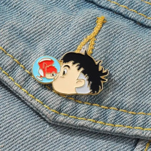 Ponyo Sosuke Enamel Pin – swipeoutlets