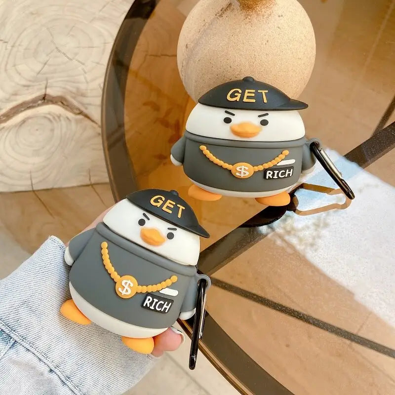 Rich Duck Airpod Case