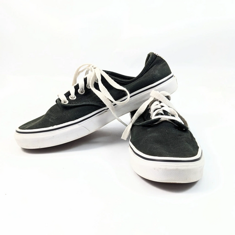 Black Vans Preloved Sustaible  used sneakers