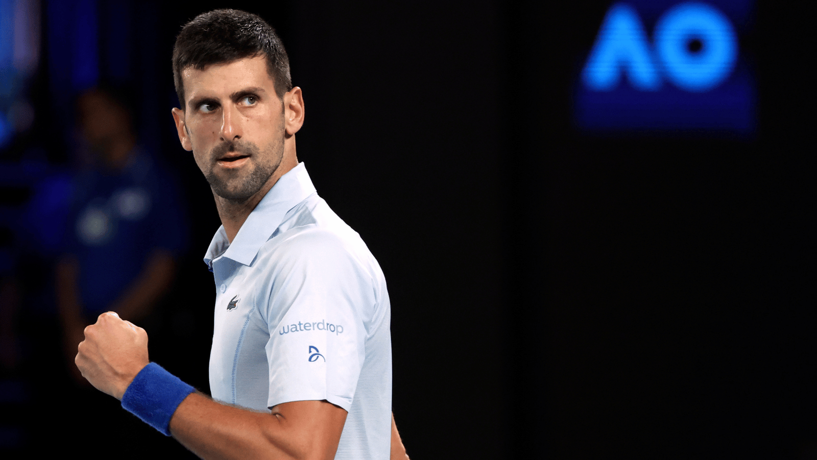 Novak Djokovic in action at the 2024 Australian Open.