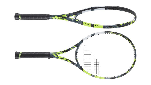 The Babolat Pure Aero 98 tennis racquet.