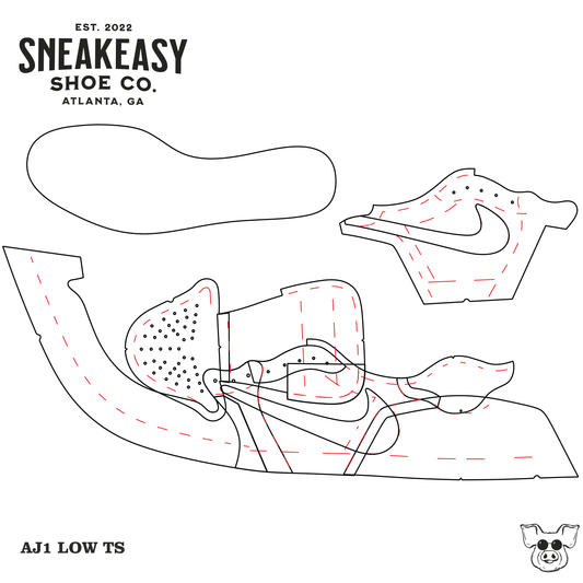 Air Jordan 1 High Off White Digital Patterns – BespokePatternsCie