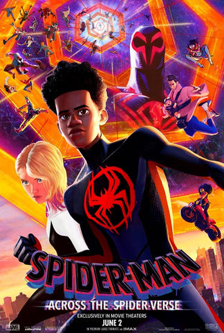 Cartel Spider-Man Across the Spider-Verse (Cruzando el Multiverso)