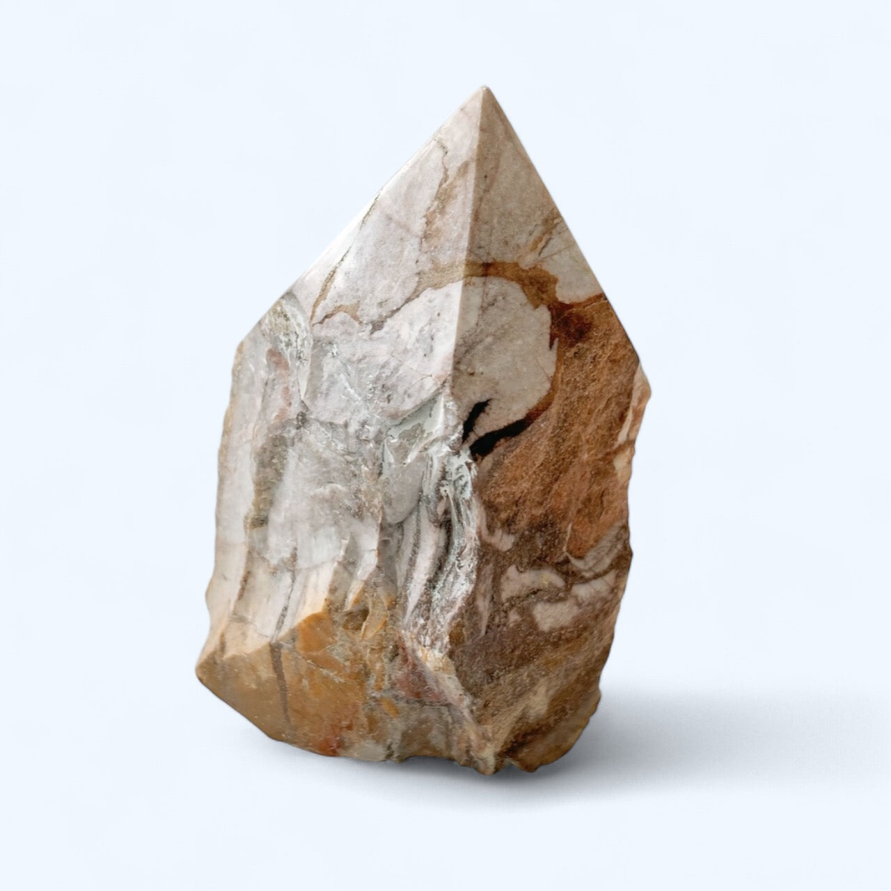 Zebra Jasper Top Polished Point