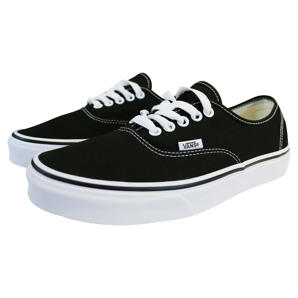 white and black classic vans