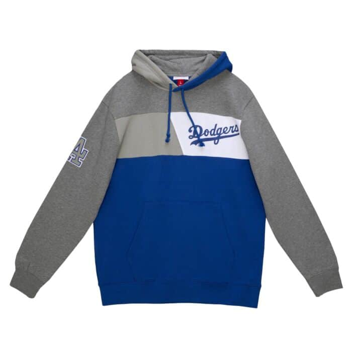 Los Angeles Dodgers Columbia Women's Tidal Long Sleeve Hoodie T-Shirt - Gray