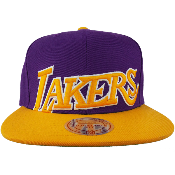 Los Angeles Lakers Cropped XL Logo 2 Tone Snapback – West Wear