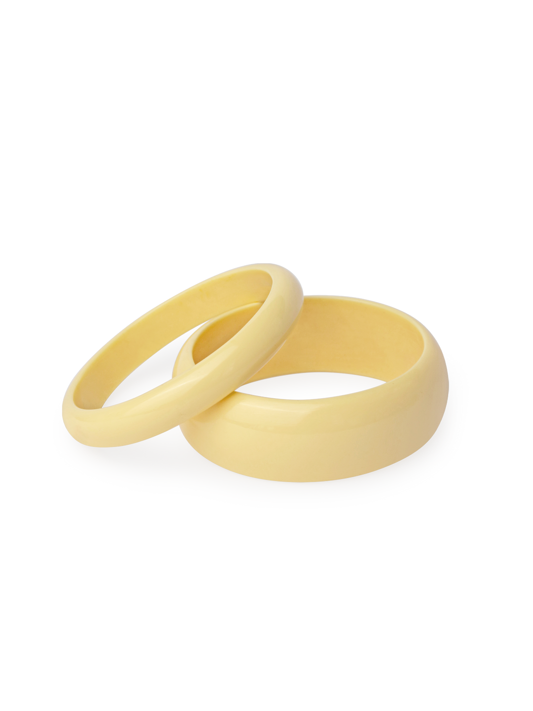 2-Pack Butter Yellow Bangles