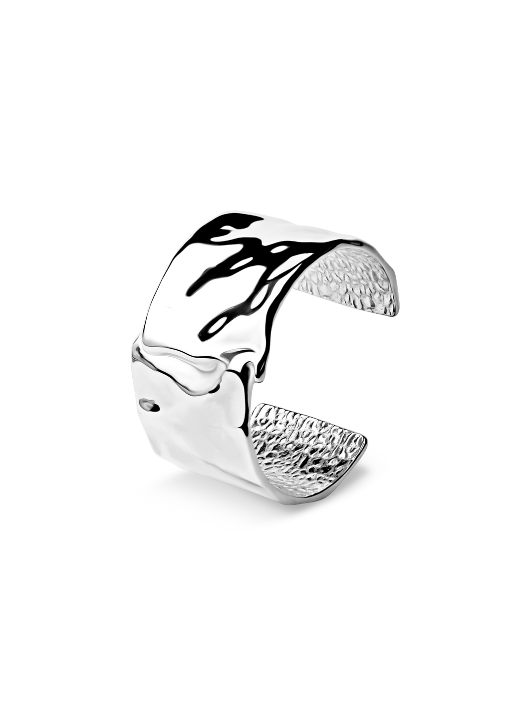 Dune Cuff Bracelet 925 silver plated steel
