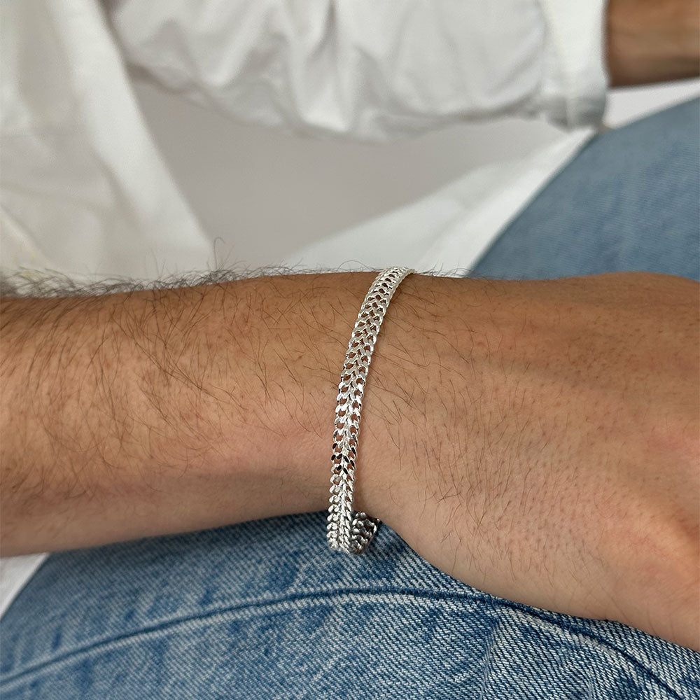 Ravelry: Curb Chain Bracelet for Men pattern by Sue Smith