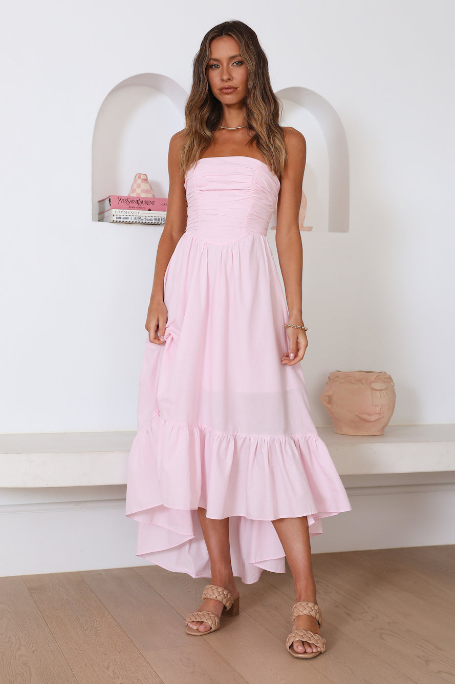 Love In The Summer Maxi Dress Pink
