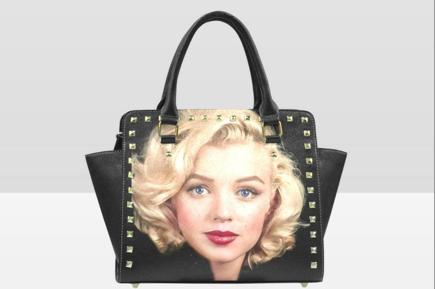 Marilyn Monroe Vegan Leather Purse Shoulder Bag 