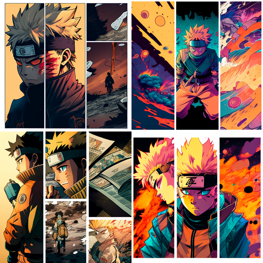 Naruto Collage Art 