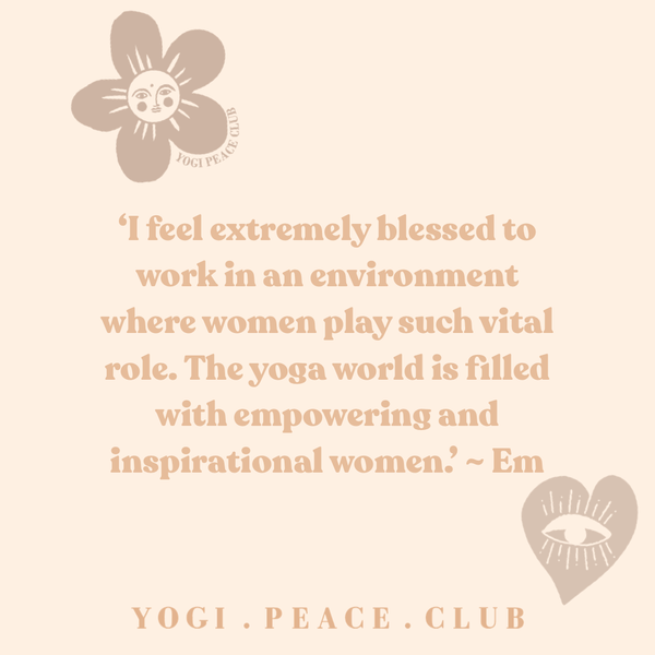 International womens day and yoga